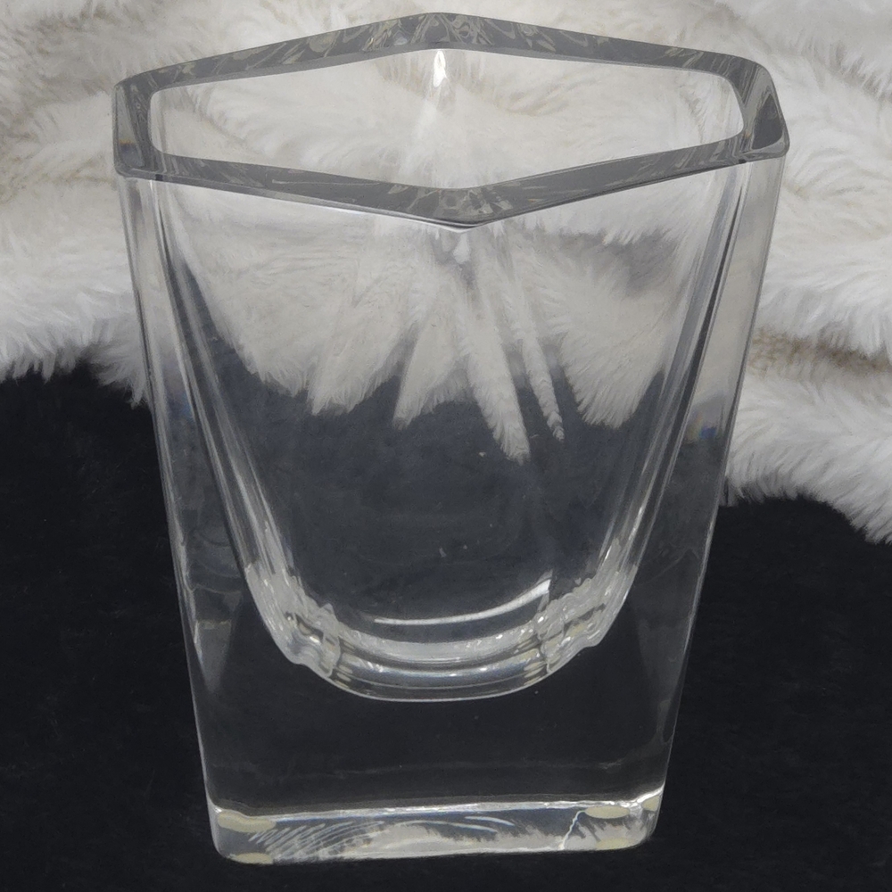 Vintage Kosta Boda Art Glass Vase, Handcrafted, #48773 Signed By B. Edenfark